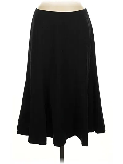 Pre-owned Polo Ralph Lauren Wool Skirt In Black