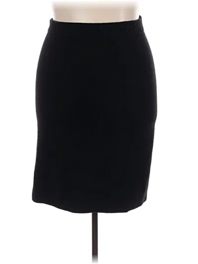 Pre-owned Polo Ralph Lauren Wool Skirt In Black