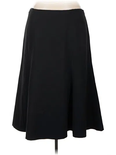Pre-owned Polo Ralph Lauren Wool Skirt In Black