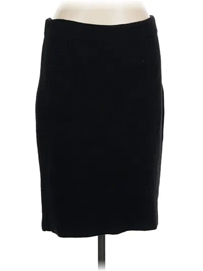Pre-owned Polo Ralph Lauren Wool Skirt In Black