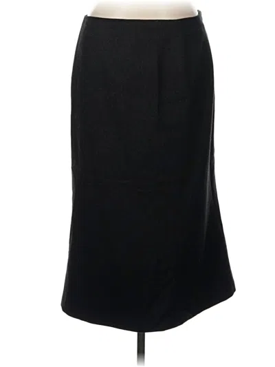 Pre-owned Polo Ralph Lauren Wool Skirt In Black