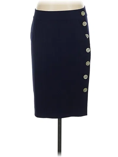 Pre-owned Polo Ralph Lauren Wool Skirt In Blue