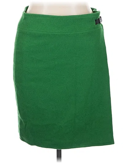 Pre-owned Polo Ralph Lauren Wool Skirt In Green