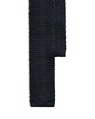 Polo Ralph Lauren Wool Slim Scarf In Black