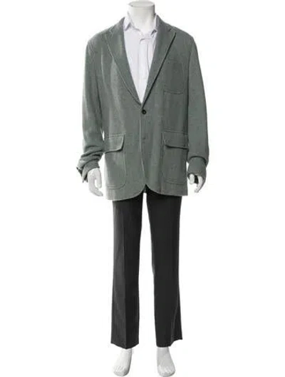 Pre-owned Polo Ralph Lauren Wool Sport Coat In Green