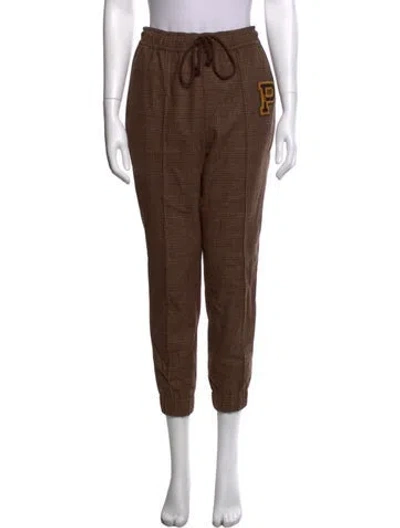 Pre-owned Polo Ralph Lauren Wool Straight Leg Pants In Neutrals