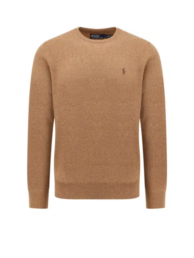 Polo Ralph Lauren Wool Sweater In Brown