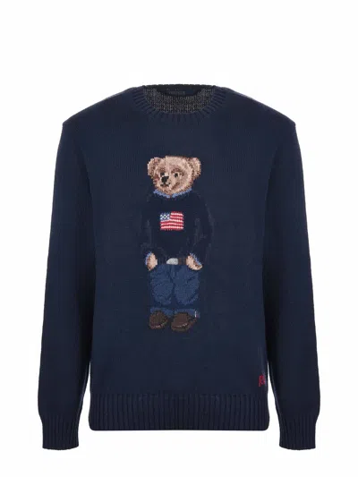 Polo Ralph Lauren Wool Sweater In Blue