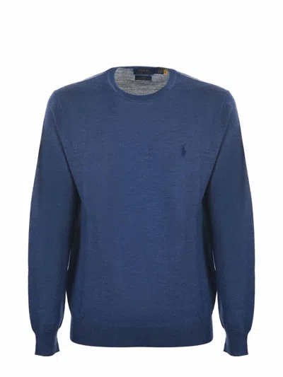 Polo Ralph Lauren Wool Sweater In Blue