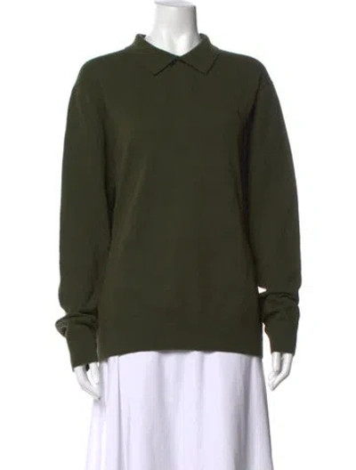Pre-owned Polo Ralph Lauren Wool Sweater In Green