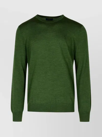 Polo Ralph Lauren Wool Sweater Long Sleeves In Green