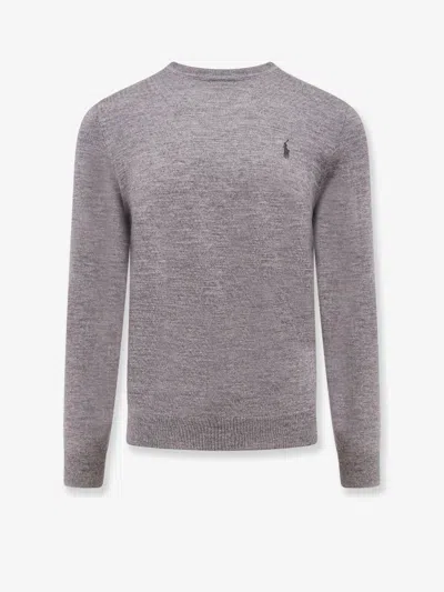 POLO RALPH LAUREN WOOL SWEATER WITH ICONIC EMBROIDERED PONY