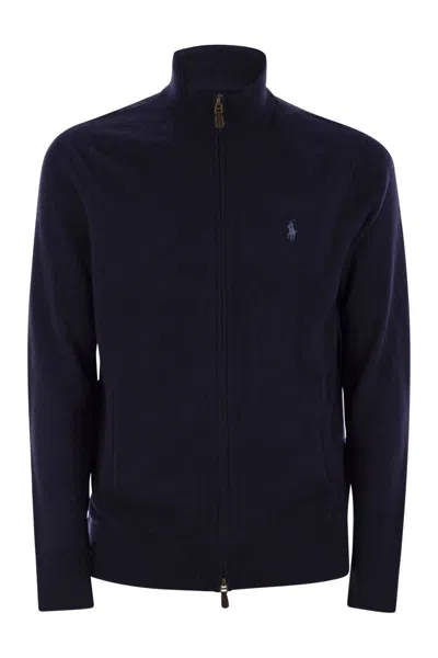 POLO RALPH LAUREN POLO RALPH LAUREN WOOL SWEATER WITH ZIP