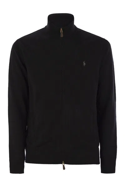POLO RALPH LAUREN POLO RALPH LAUREN WOOL SWEATER WITH ZIP