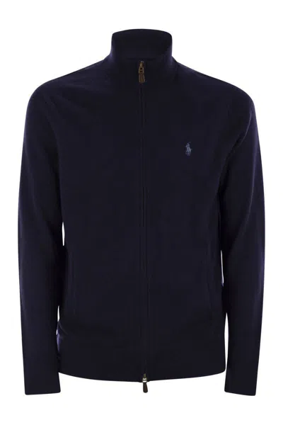 POLO RALPH LAUREN POLO RALPH LAUREN WOOL SWEATER WITH ZIP