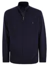 POLO RALPH LAUREN WOOL SWEATER WITH ZIP