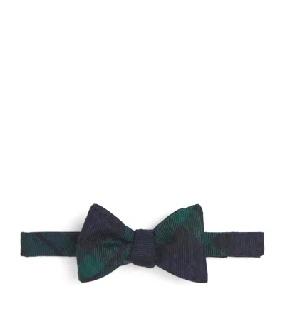 Polo Ralph Lauren Wool Tartan Bow Tie In Multi