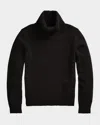 Polo Ralph Lauren Wool Turtleneck Sweater In Black