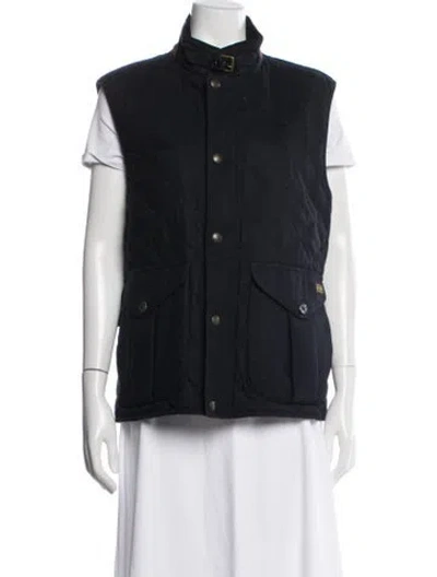 Pre-owned Polo Ralph Lauren Wool Vest In Black