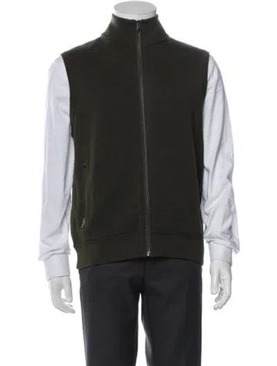 Pre-owned Polo Ralph Lauren Wool Vest W/ Tags In Green