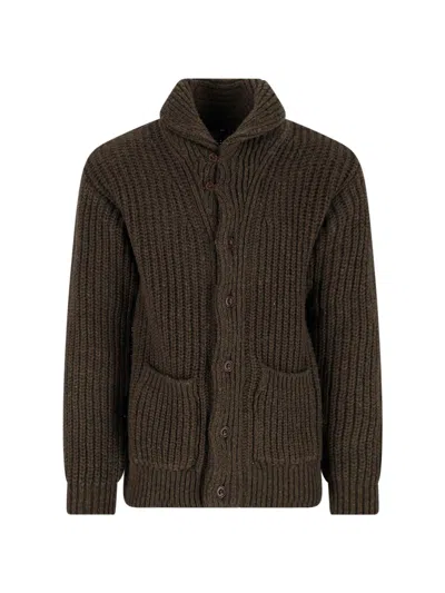Polo Ralph Lauren Cardigan Aus Wollmischung In Brown