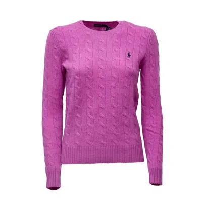 Polo Ralph Lauren Wool-blend Julianna Crewneck Sweater In Animal Print