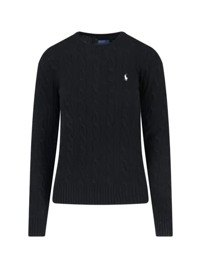Polo Ralph Lauren Wool-cashmere Sweater In Black
