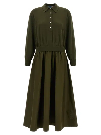 Polo Ralph Lauren 'woven A-line' Dress In Green