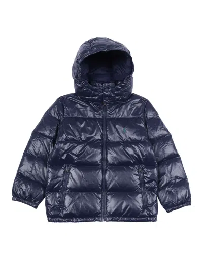 Polo Ralph Lauren Kids' Woven-bomber-jacket In Blue