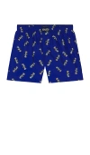 Polo Ralph Lauren Woven Boxer With Bear Print In Animal Print