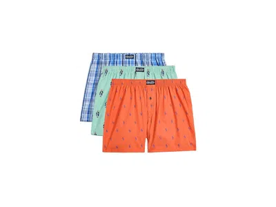 Polo Ralph Lauren Woven Boxers In Multi