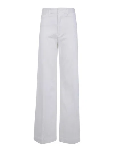 Polo Ralph Lauren Woven Flare Pants In White