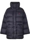 Polo Ralph Lauren Embroidered-logo Padded Jacket In Blue