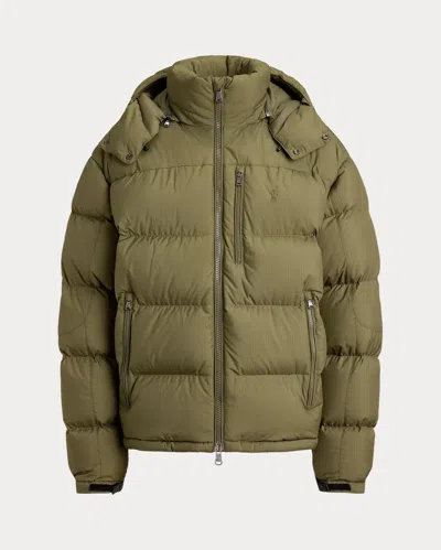 Polo Ralph Lauren Woven Puffer Jacket In Green