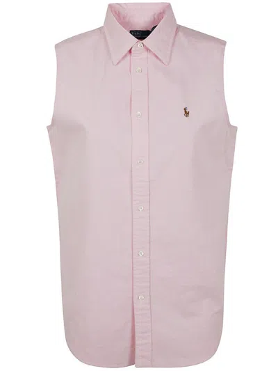 Polo Ralph Lauren Woven Sport Shirt Sleeveless Clothing In Multicolor