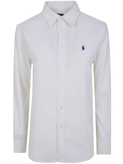 Polo Ralph Lauren Woven Sport Shirt In White