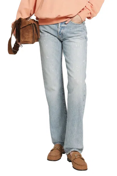 Polo Ralph Lauren Woven Straight Jeans In Blue