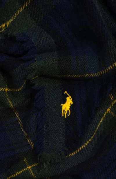Polo Ralph Lauren Woven Triangle Wrap In Blue