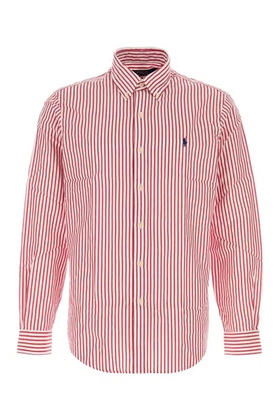 Polo Ralph Lauren Woven-sport Shirt-shirt In Red