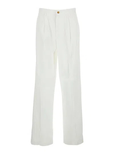Polo Ralph Lauren Woven-straight-pants In White