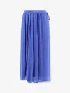 Polo Ralph Lauren Wrap Lyocell Skirt In Blue