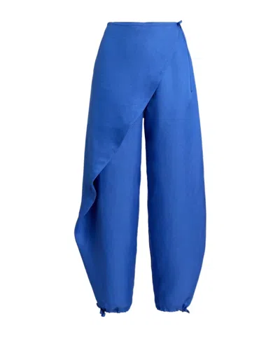 Polo Ralph Lauren Wrap-up Casual Pants In Blue
