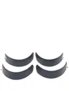 Polo Ralph Lauren Wyatt Leather Napkin Ring (set Of Four) In Blue