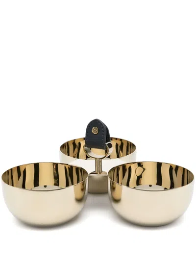 Polo Ralph Lauren Wyatt Triple Nut Bowl In Gold