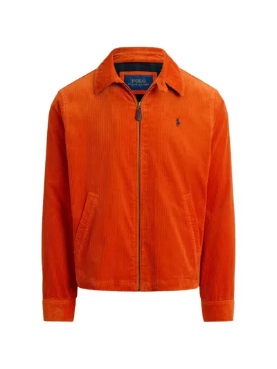 Polo Ralph Lauren Wynton Corduroy Jacket In Orange