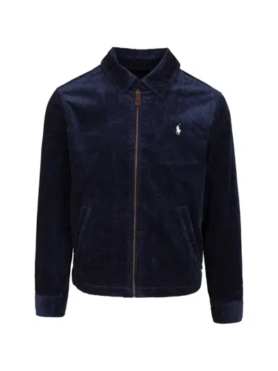 Polo Ralph Lauren Wynton Corduroy Lighweight Jacket In Blue