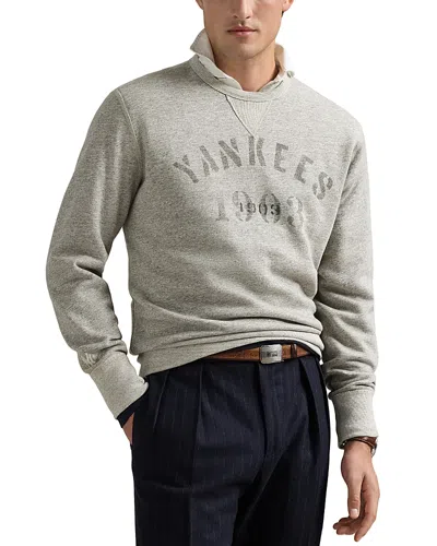 Polo Ralph Lauren X Mlb Cotton Blend Sweatshirt In Heather Gray