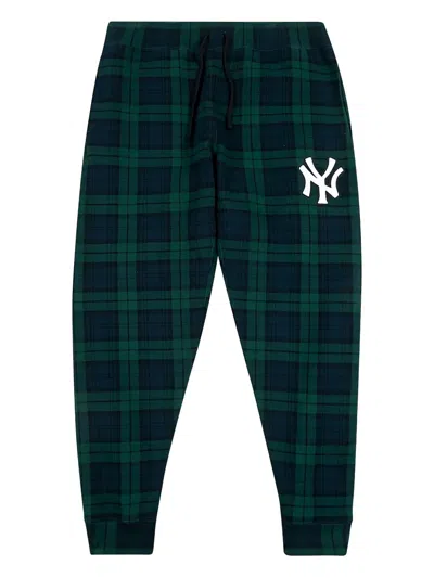 Polo Ralph Lauren X New York Yankees Plaid Lounge Pant In Green