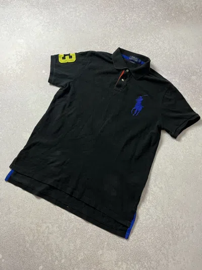 Pre-owned Polo Ralph Lauren X Ralph Lauren Polo Ralph Laurent Vintage Rugby Polos Tee Chief Keef Style In Black
