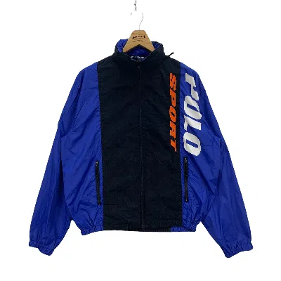 Pre-owned Polo Ralph Lauren Polo Sport Ralph Laurent Big Logo Jacket 3956-137 In Blue